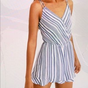 American eagle striped romper